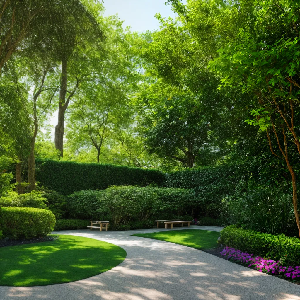 jardim sereno natureza caminho sossego