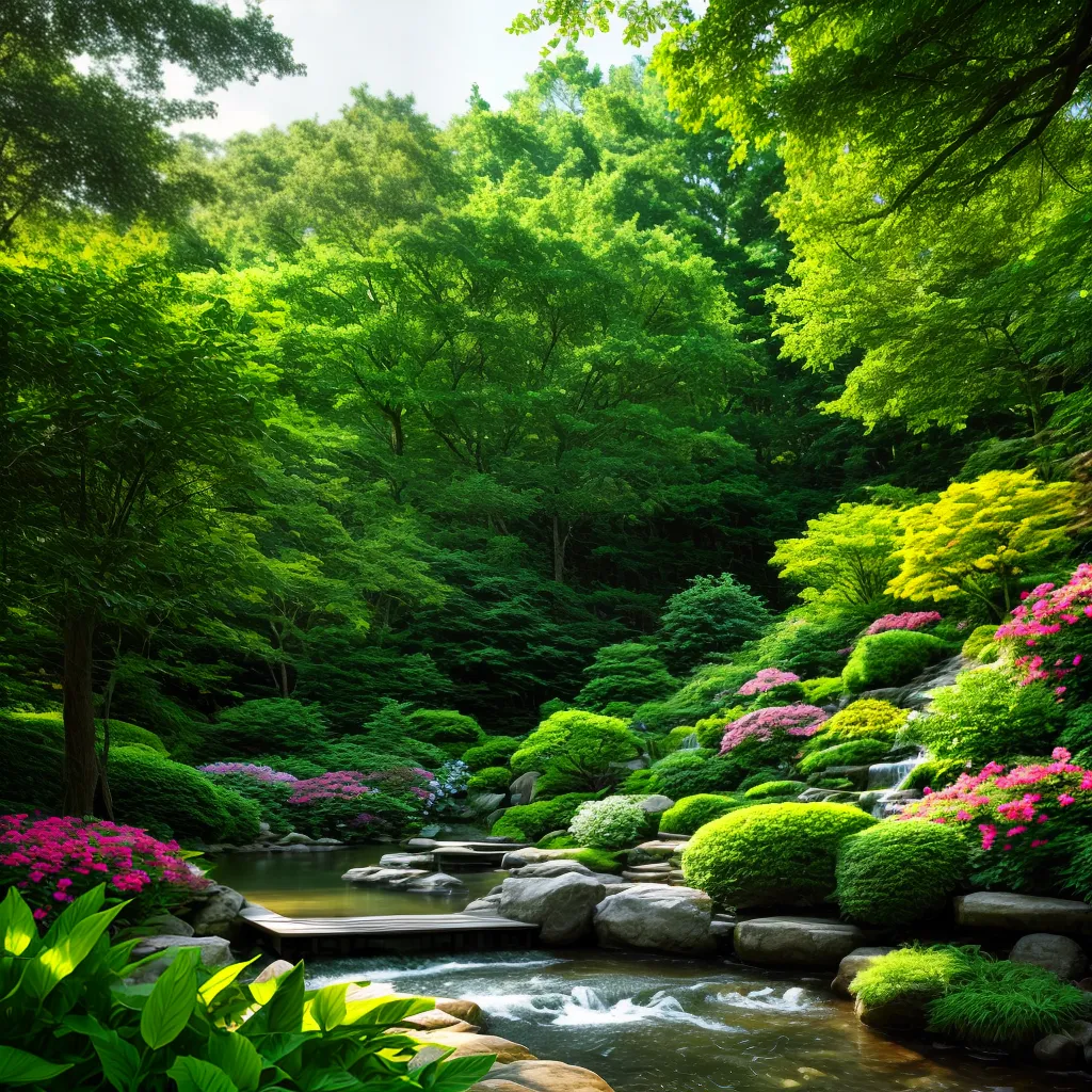 jardim meditacao natureza