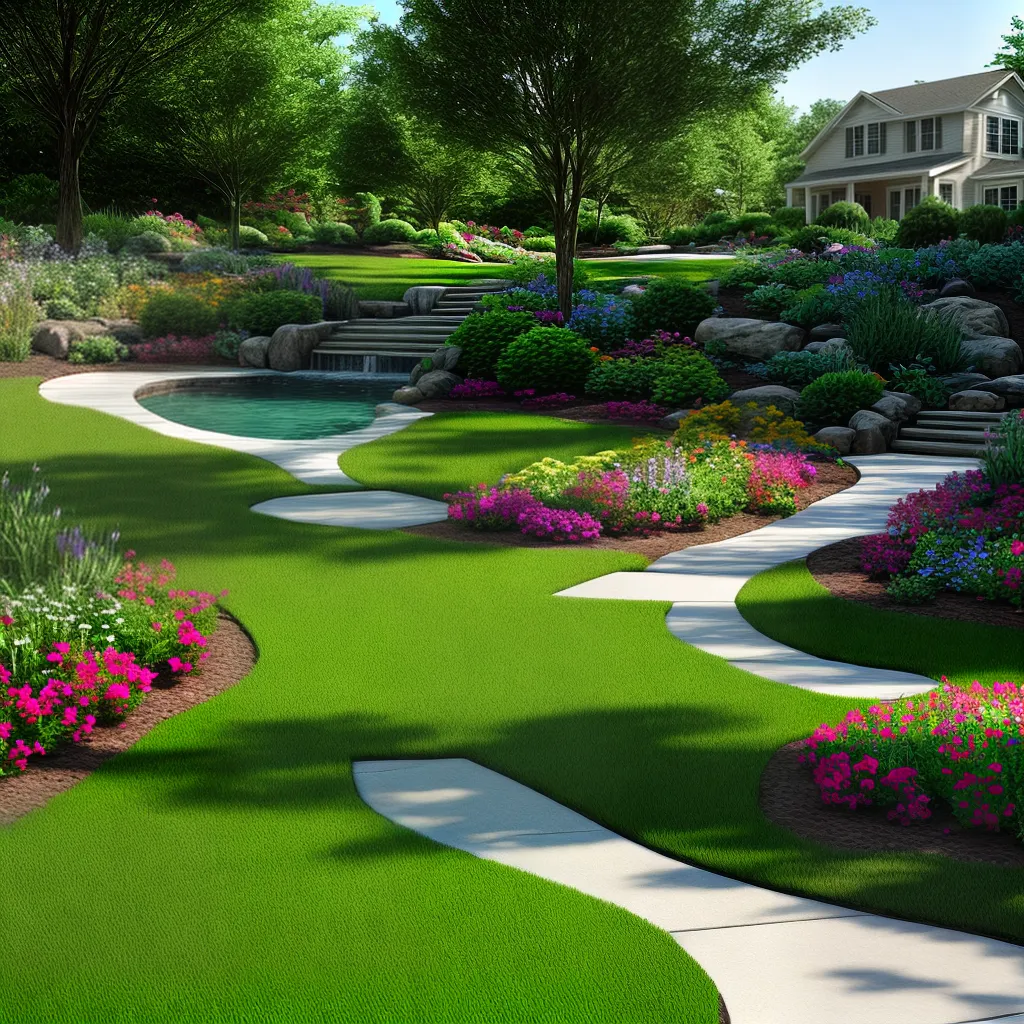 evolucao projeto paisagismo sketch digital final