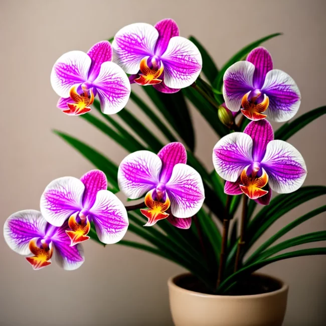 orquidea sol canto iluminado