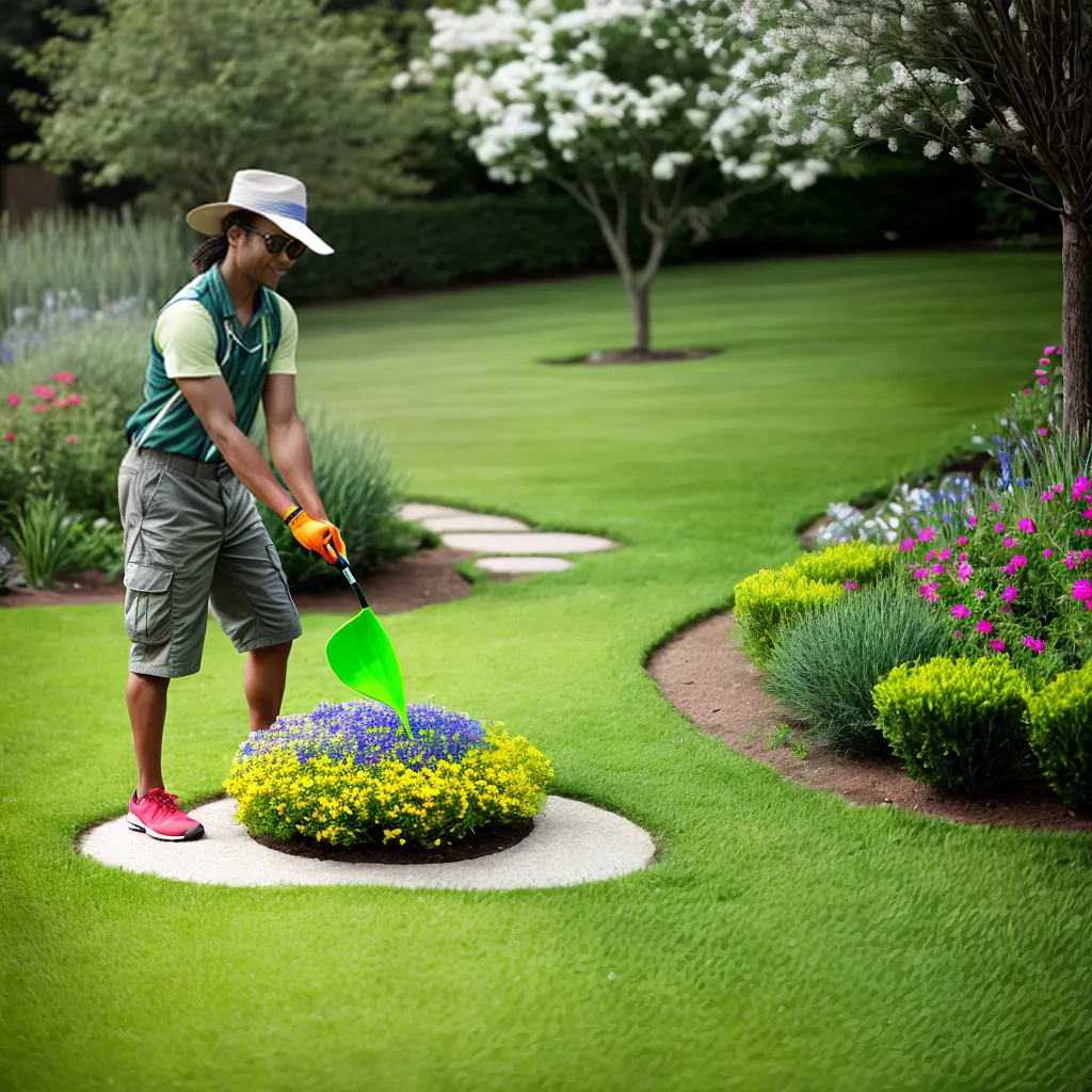 jardim colorido caminho seating aprendiz