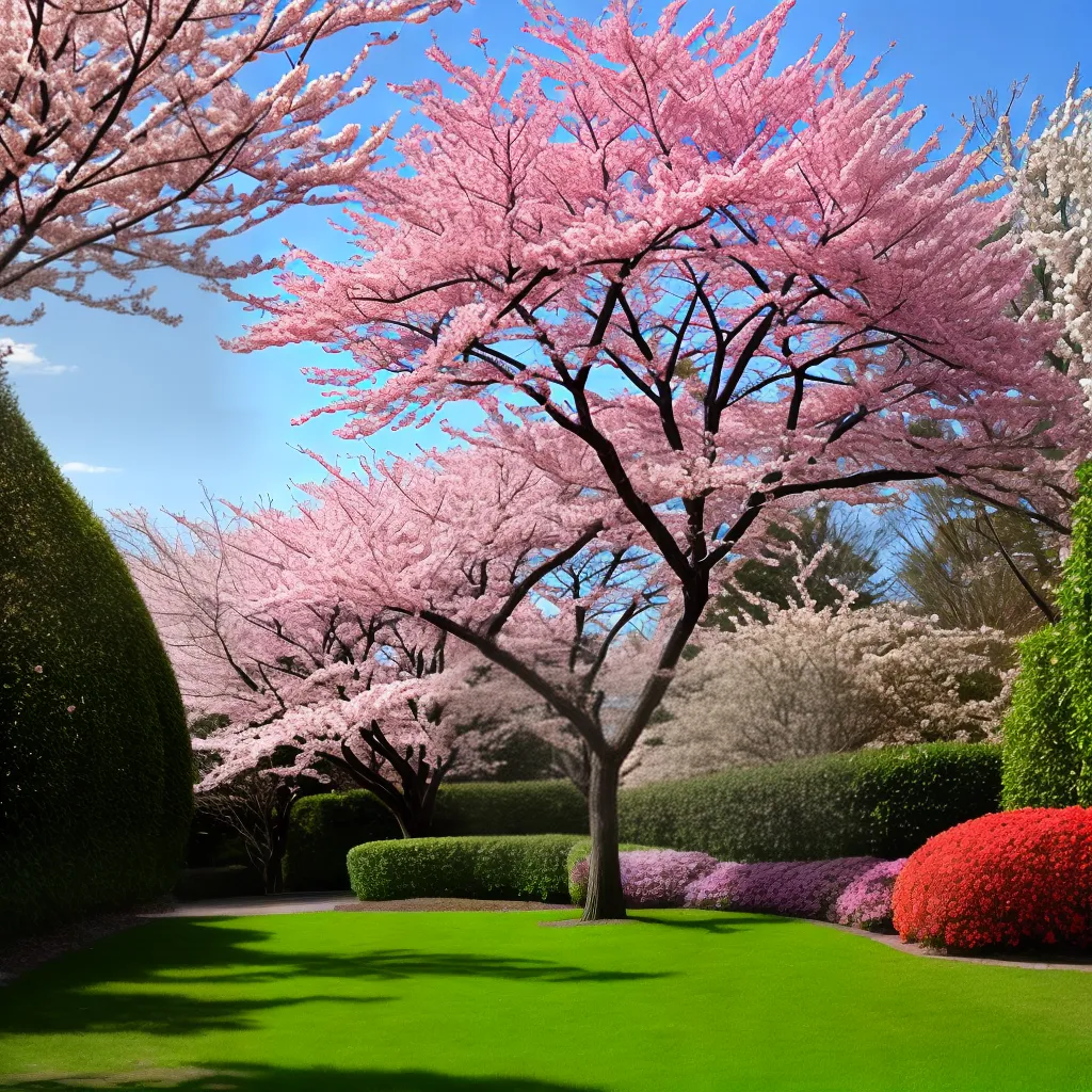 jardim encantado arbustos estacoes