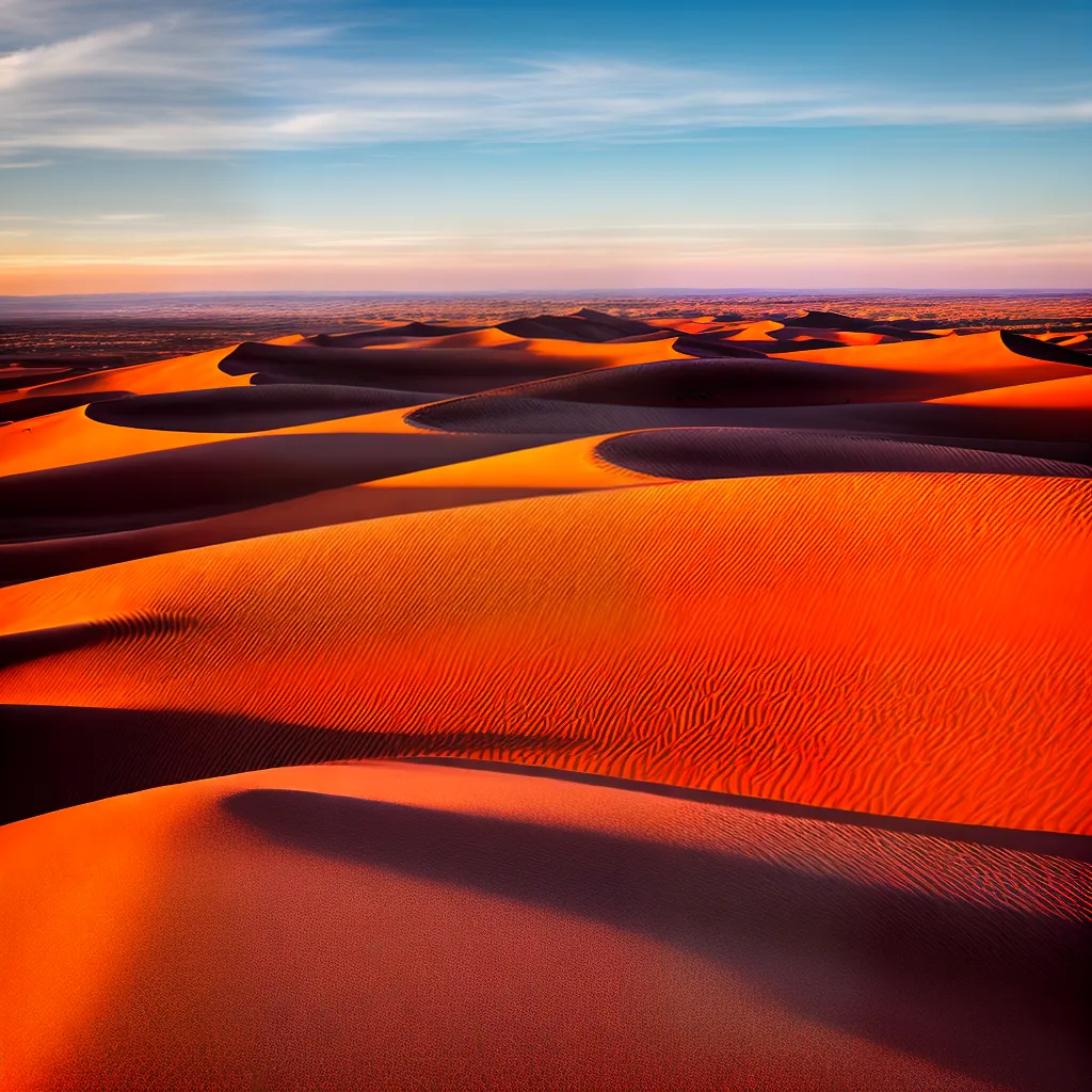 por do sol deserto areia dourada