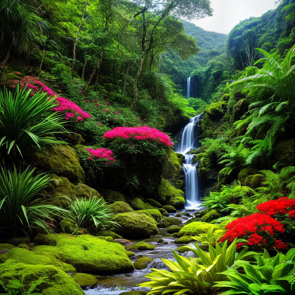 flores coloridas biomas floresta