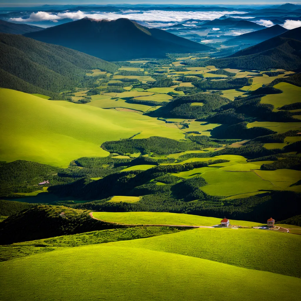 montanhas nevoa vegetacao altitude