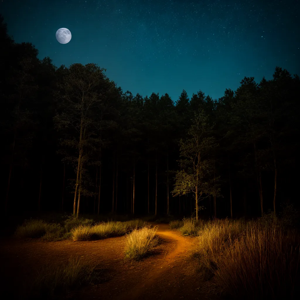 floresta luar animais noturnos floresta luar animais noturnos