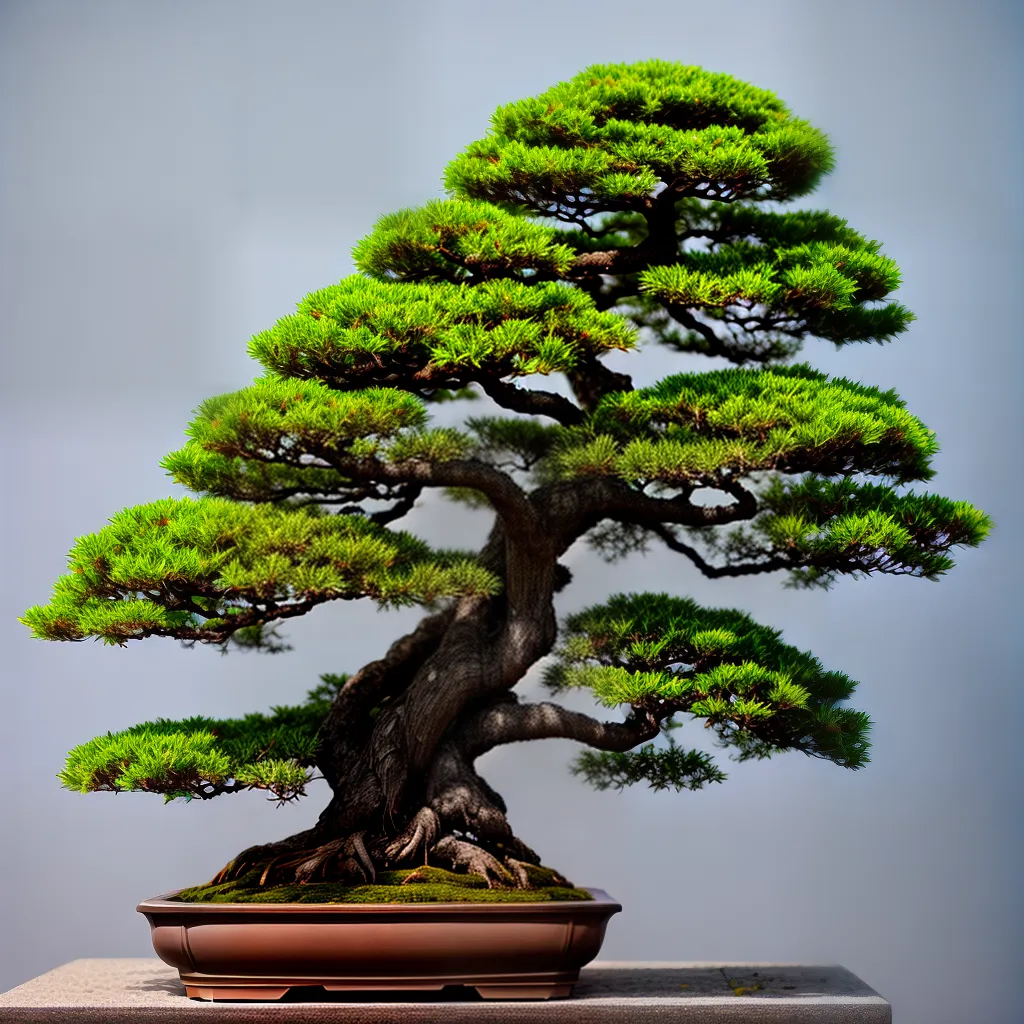 bonsai ramos folhas beleza serenidade