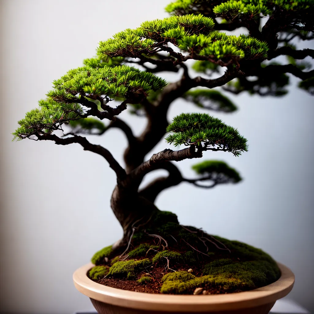bonsai exposicao detalhes natureza miniatura