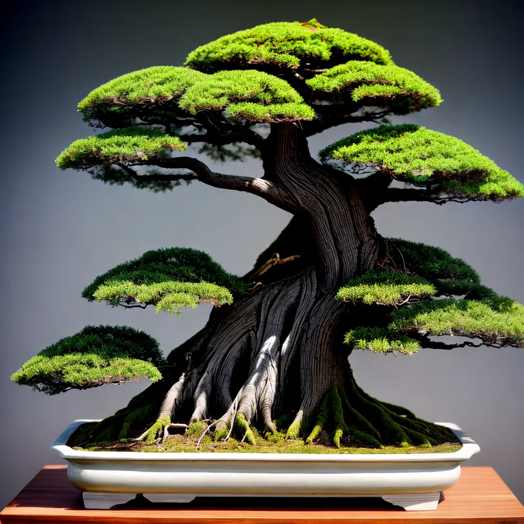 bonsai perfeicao natureza serenidade