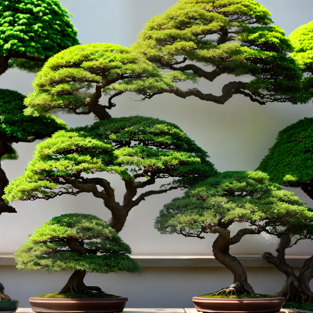 bonsai verde tranquilidade beleza