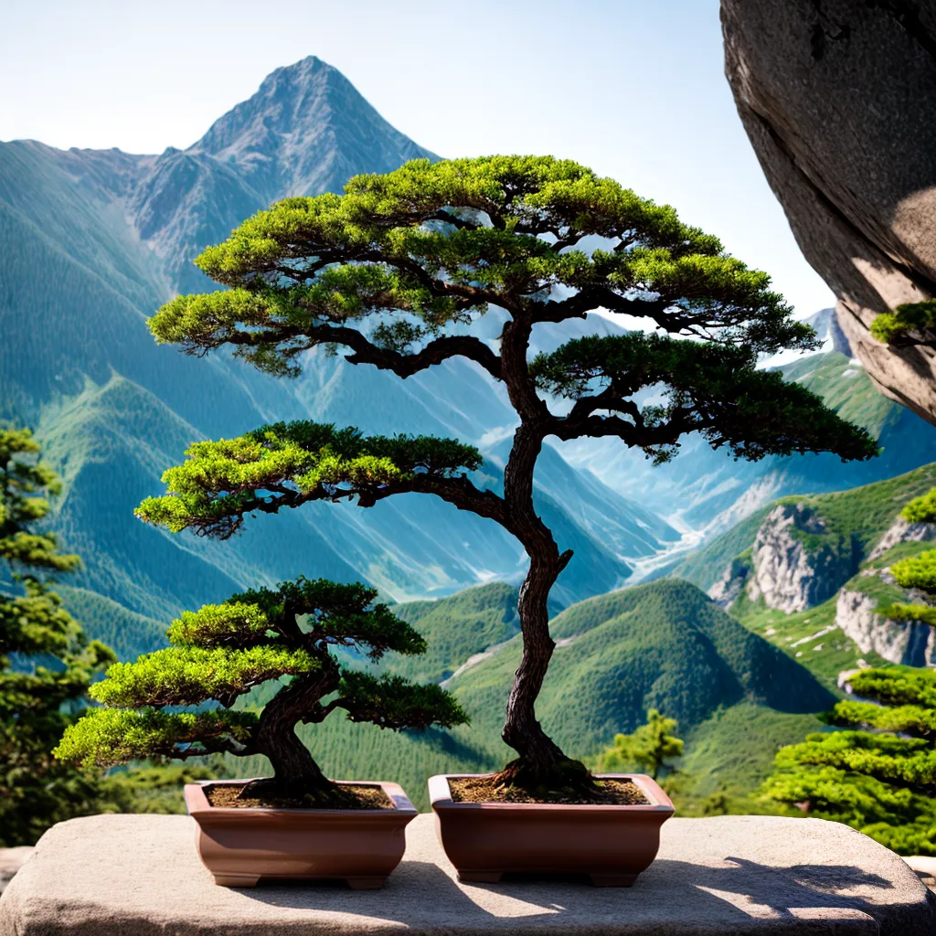 bonsai montanhas vaso decoracao bonsai montanhas vaso decoracao