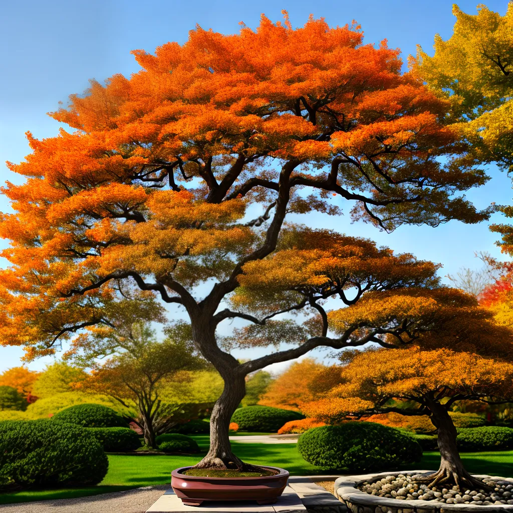 bonsai arvore cores estacoes bonsai arvore cores estacoes