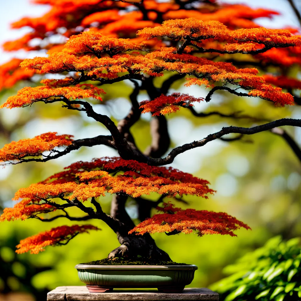 bonsai arvore cores estacoes 1