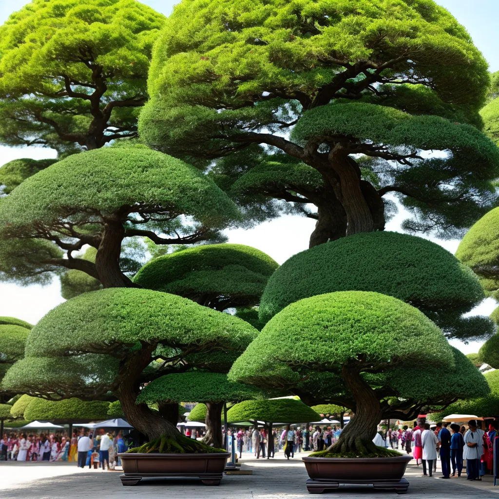 festival bonsai arvore miniatura artesania