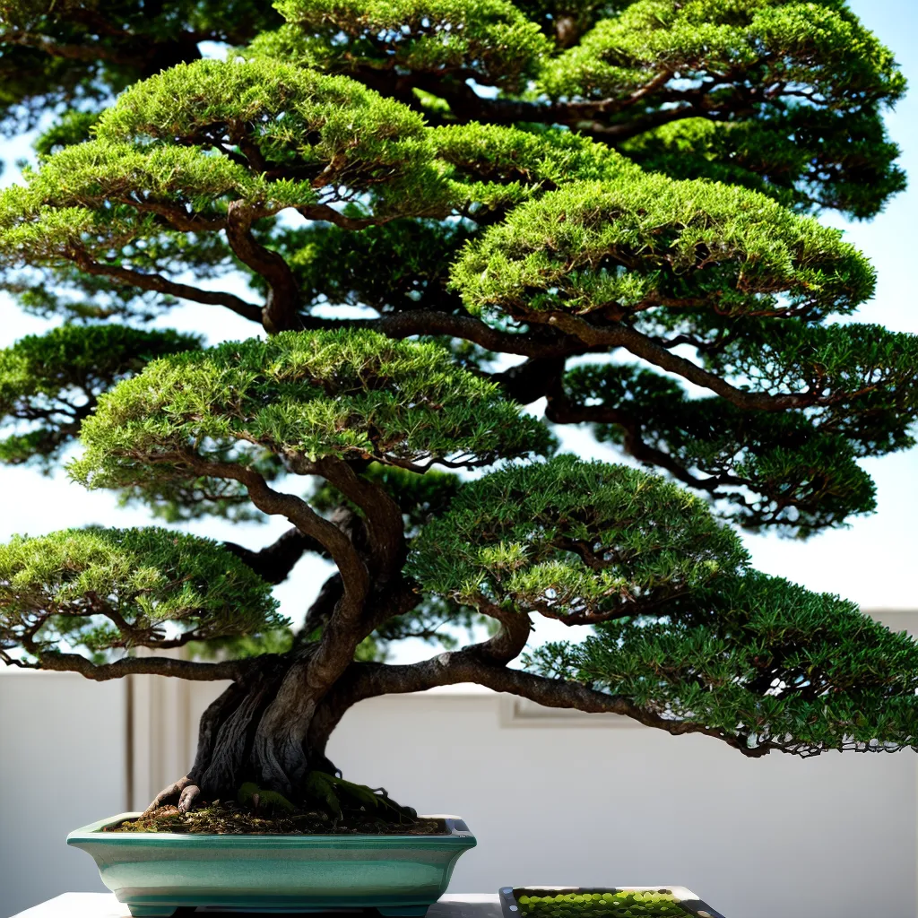 bonsai arvore verde intrincada serenidade bonsai arvore verde intrincada serenidade