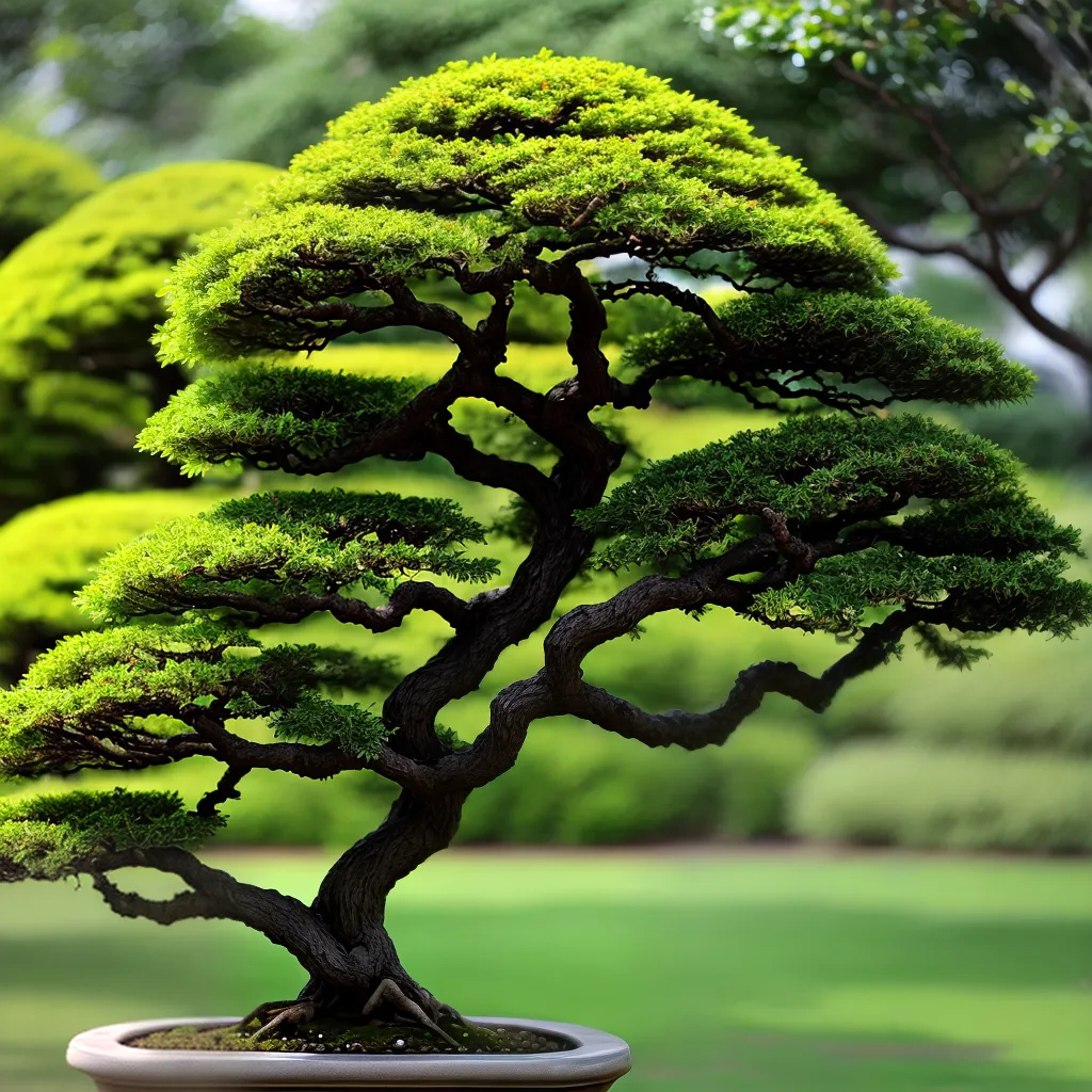 bonsai arvore verde intrincada bonsai arvore verde intrincada