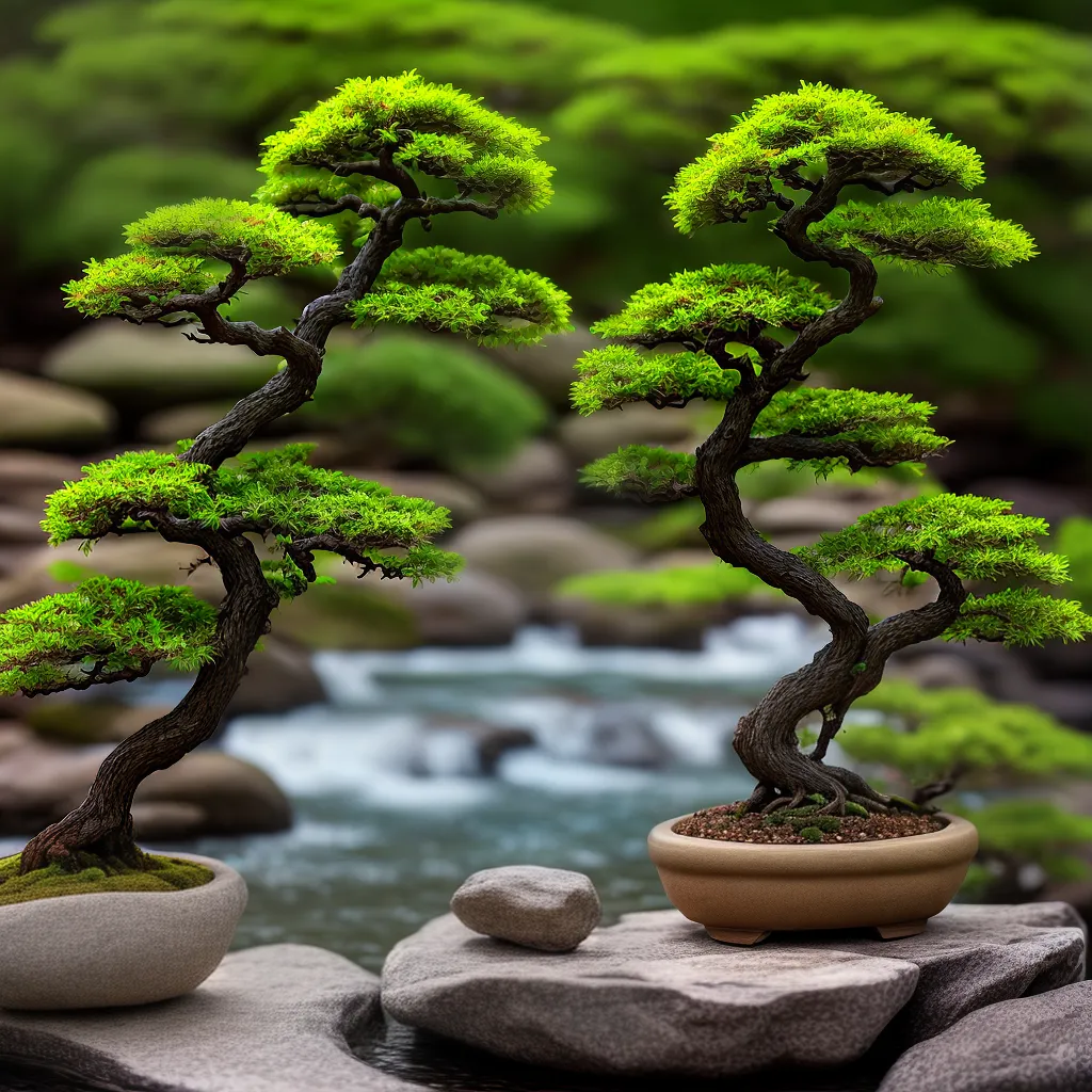bonsai arte natureza miniatura