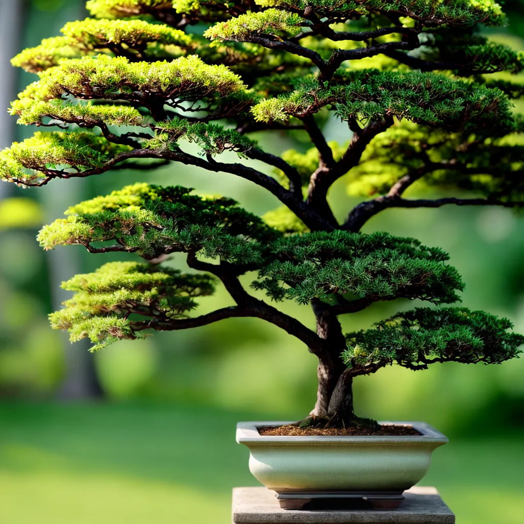 bonsai verde protecao mesh