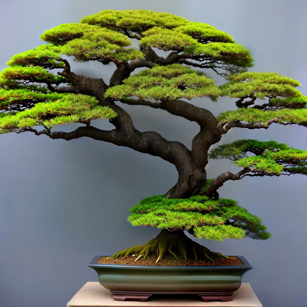 bonsai arte ramos folhas verde