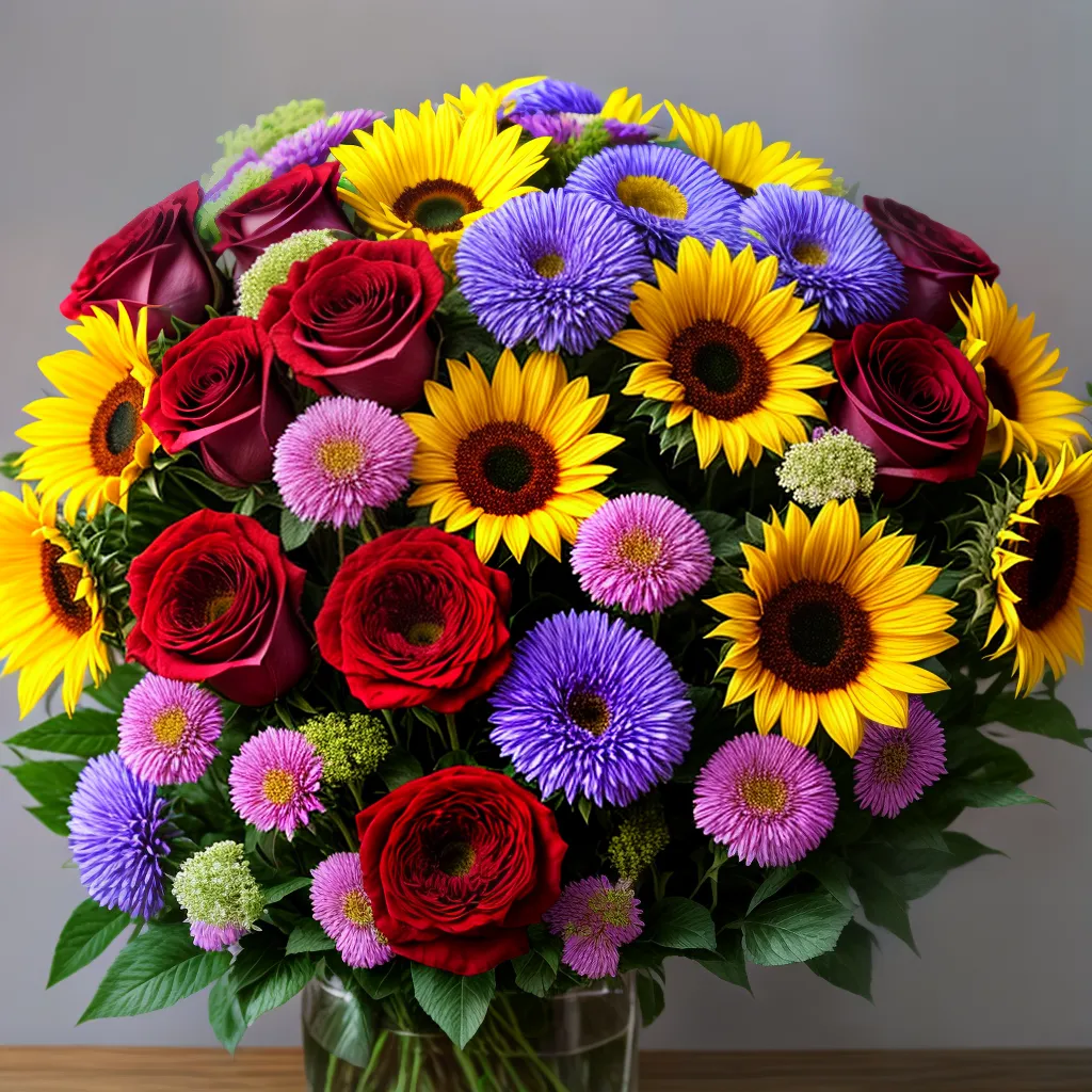 bouquet flores coloridas emocoes