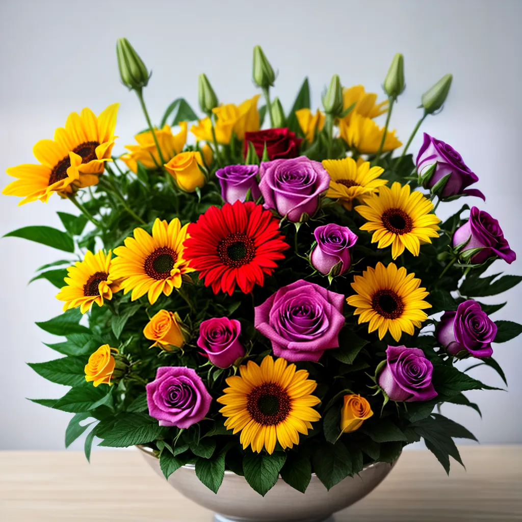 bouquet flores coloridas emocoes 1