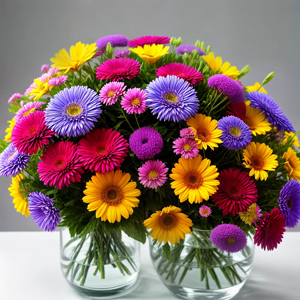 bouquet flores coloridas vibrantes 1