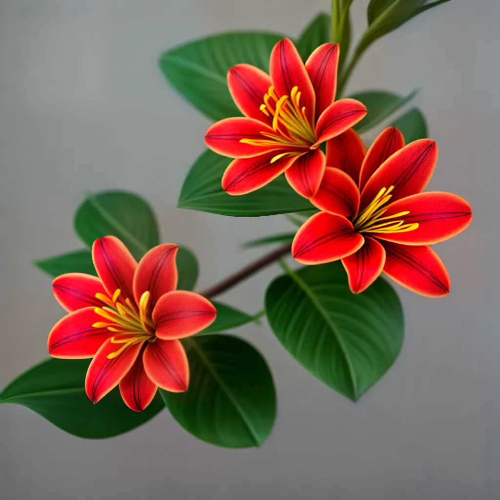 flor fogo lirio misterio