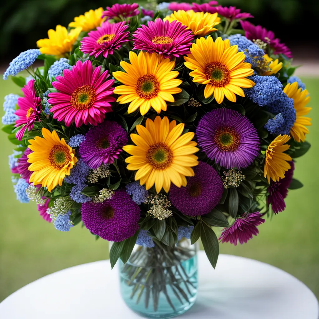 bouquet vibrante elegante decoracao evento