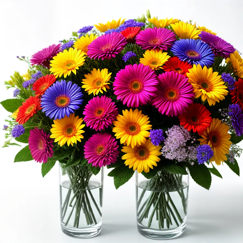bouquet colorido alegria flores