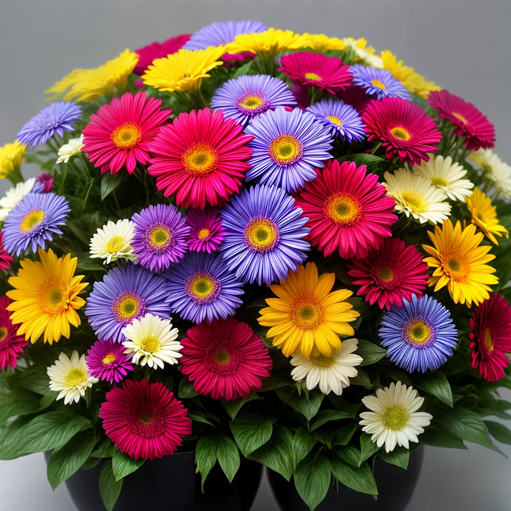 buque flores vibrante significados