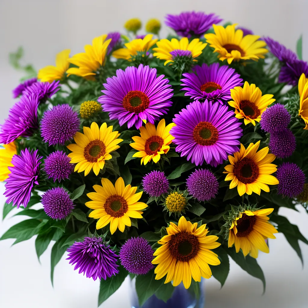 bouquet flores vibrante cores poder