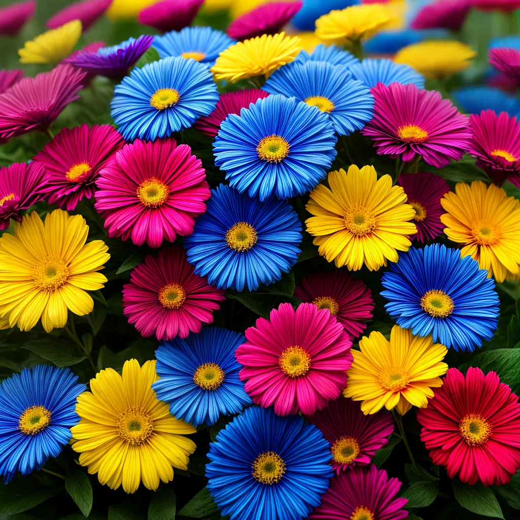 bouquet flores vibrantes colorido