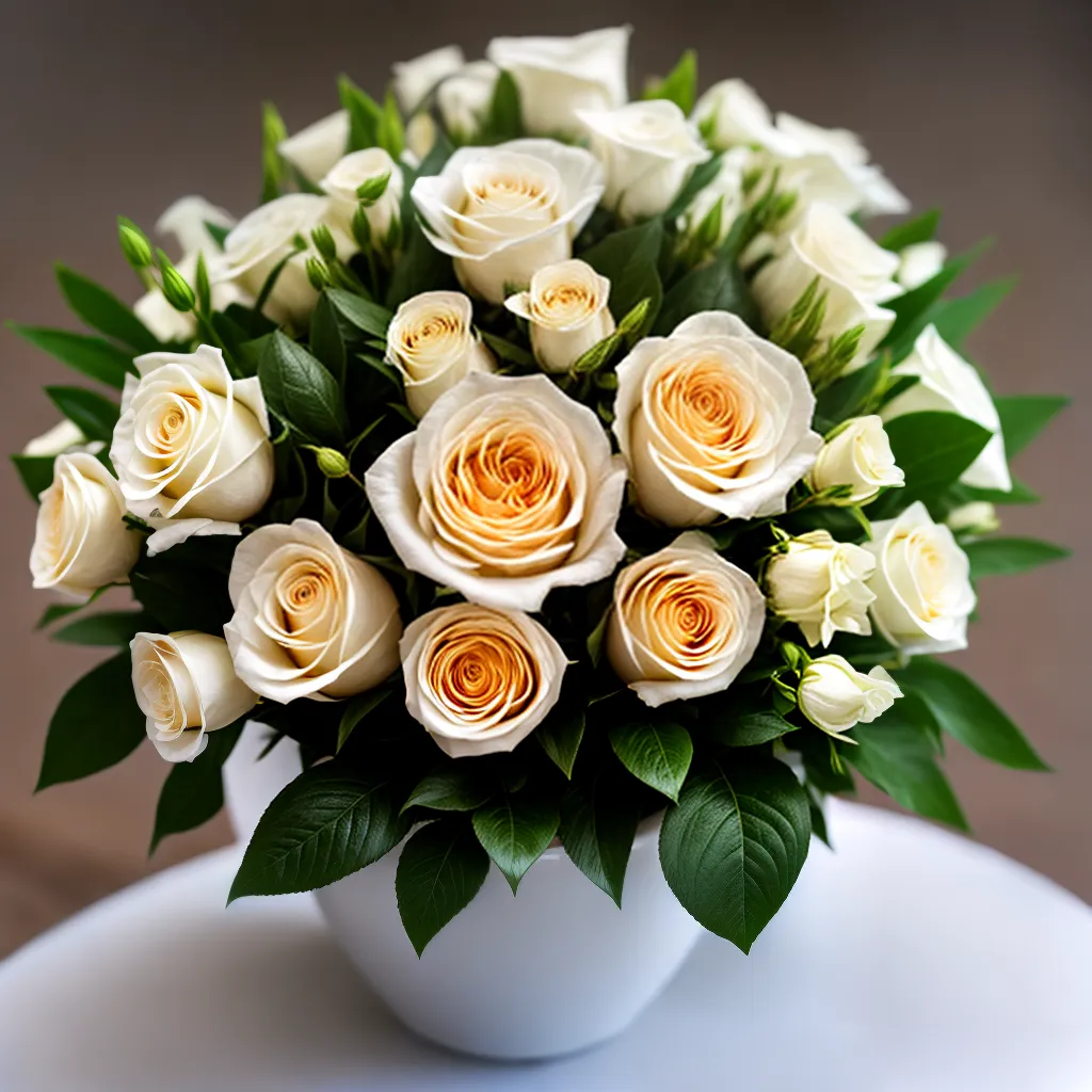 bouquet rosas brancas minimalista 1