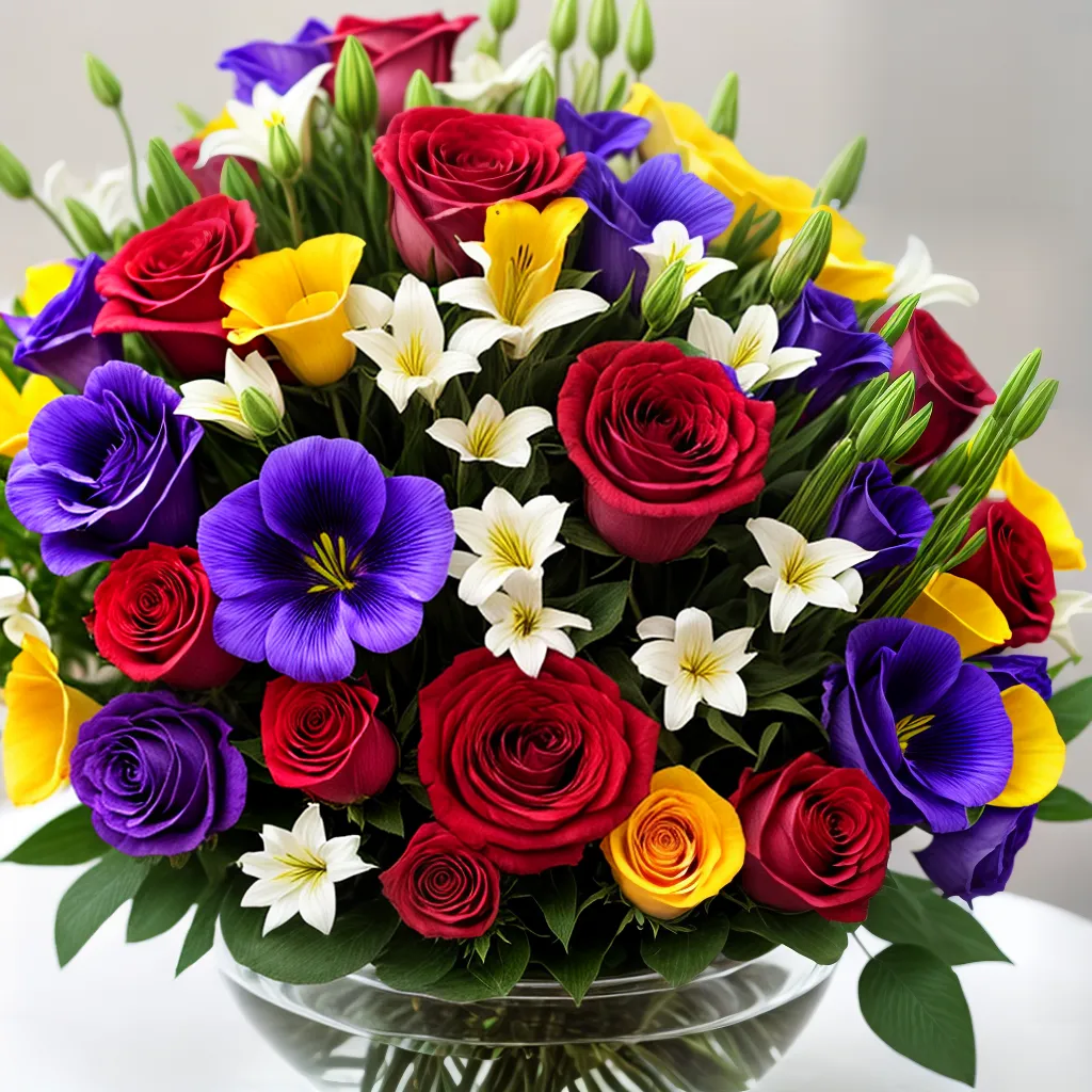 bouquet flores fragrancia colorido