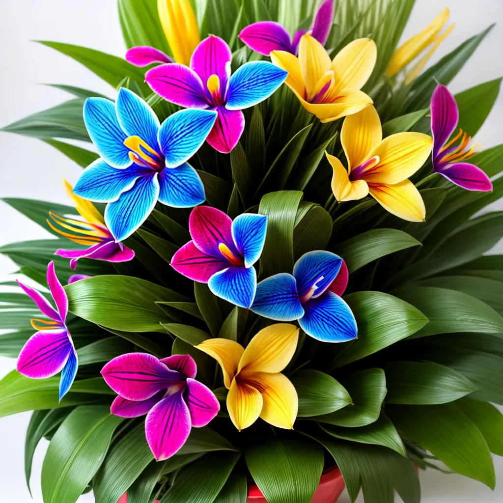 bouquet tropical orquideas paraiso