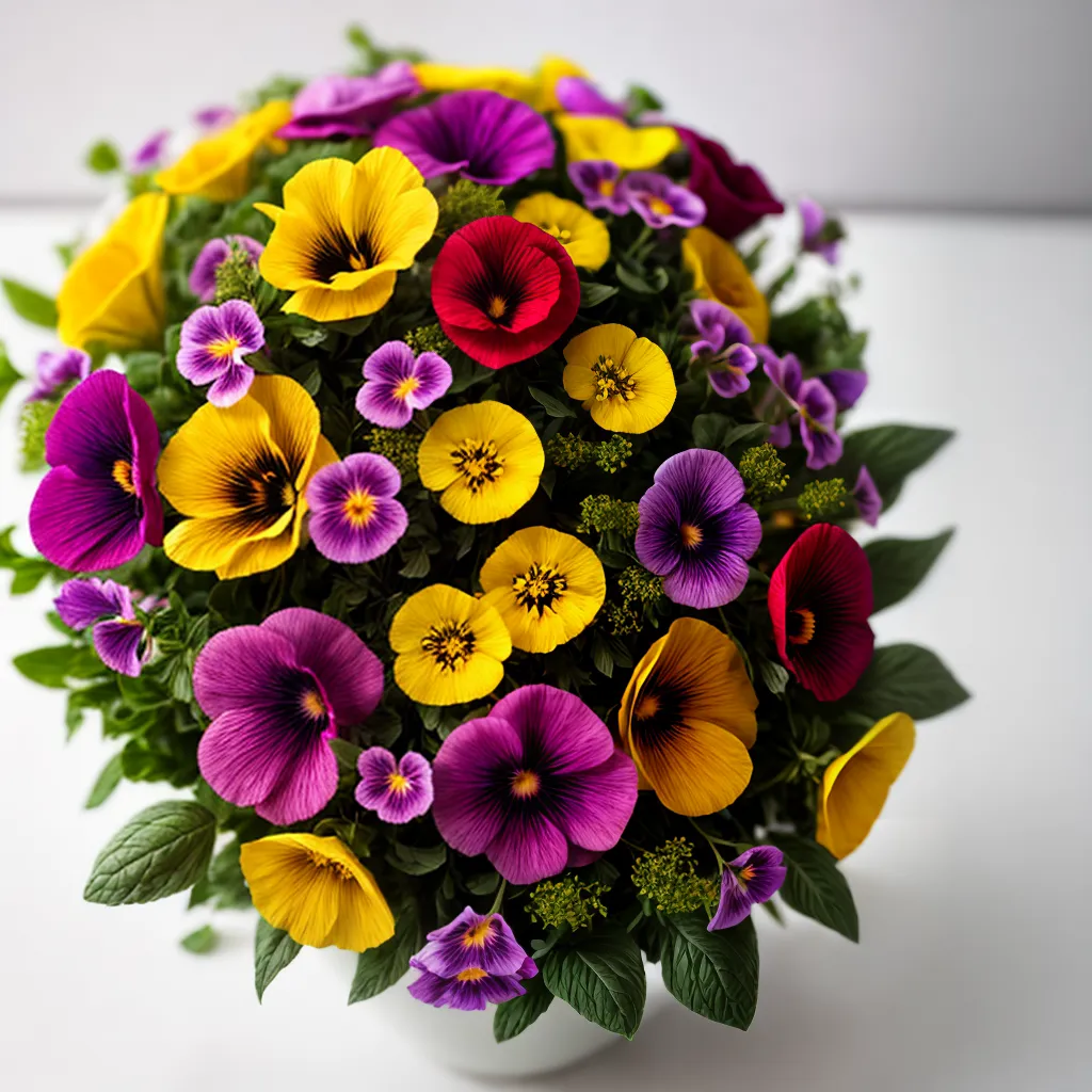 bouquet flores comestiveis saboroso 1
