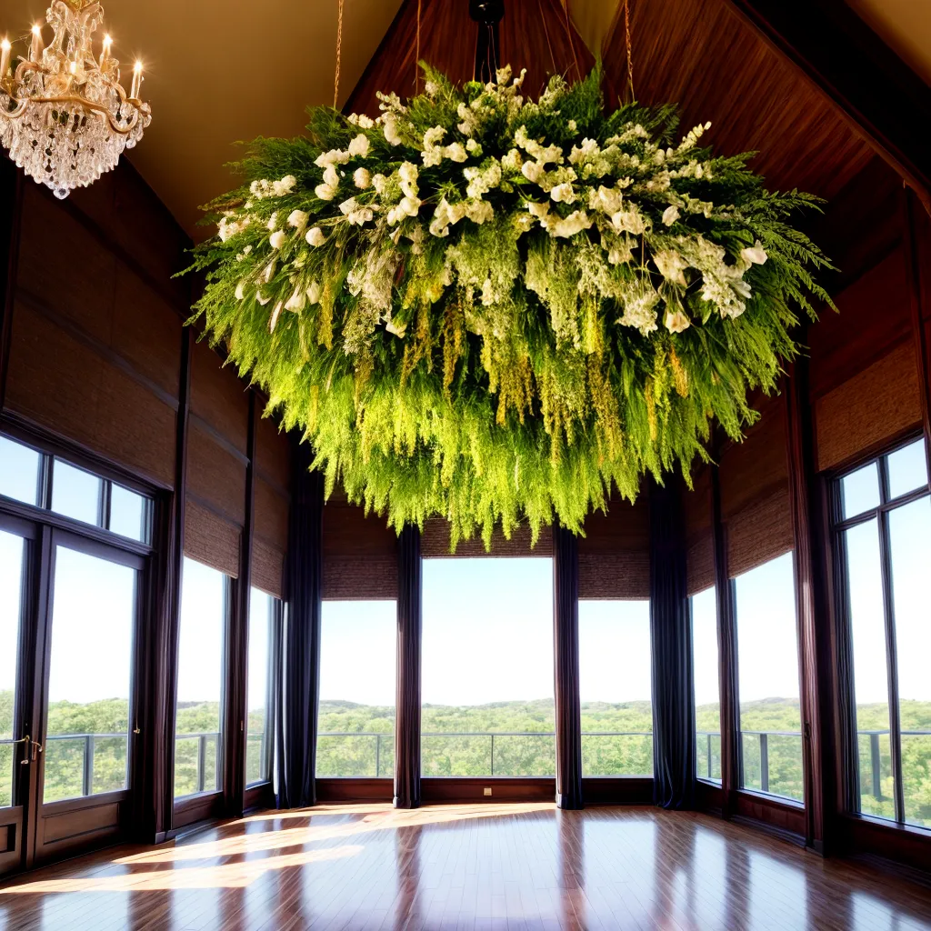 sala decorada buques suspensos sala decorada buques suspensos
