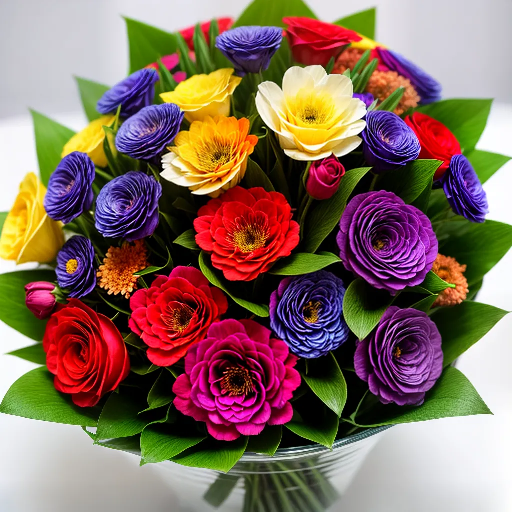 buque flores cores fitas charms 1
