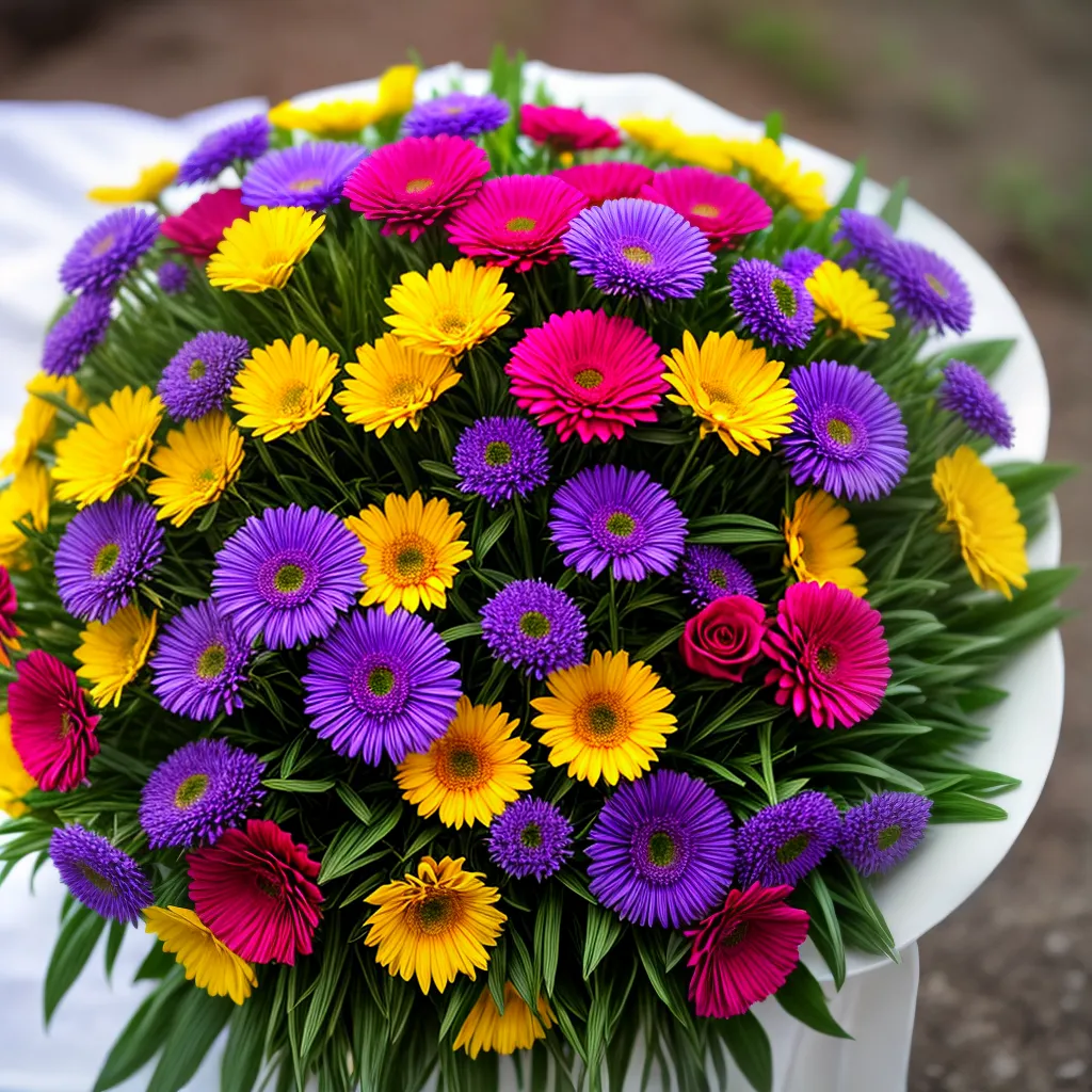 buque flores diferenca tag