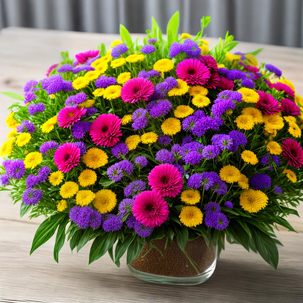 bouquet colorido natureza impacto social