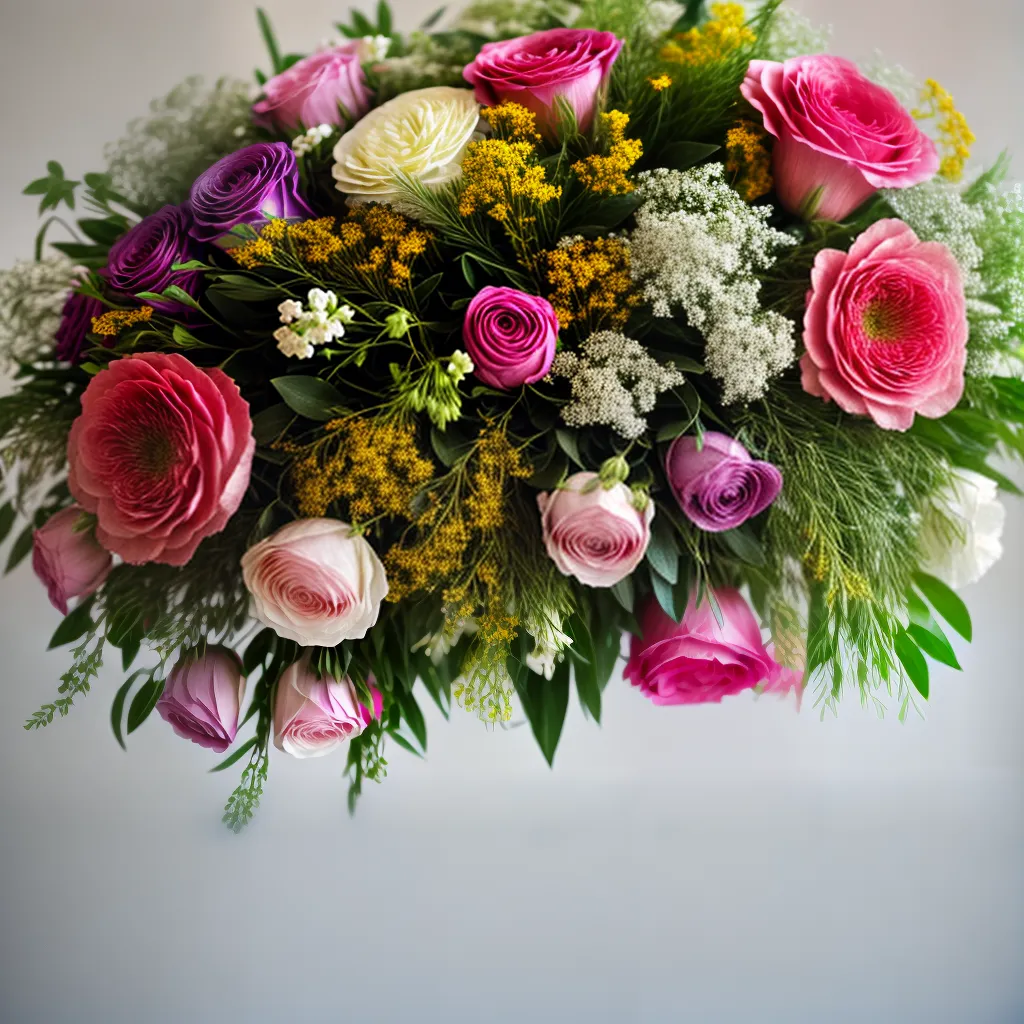 arranjo floral suspenso tendencia magia