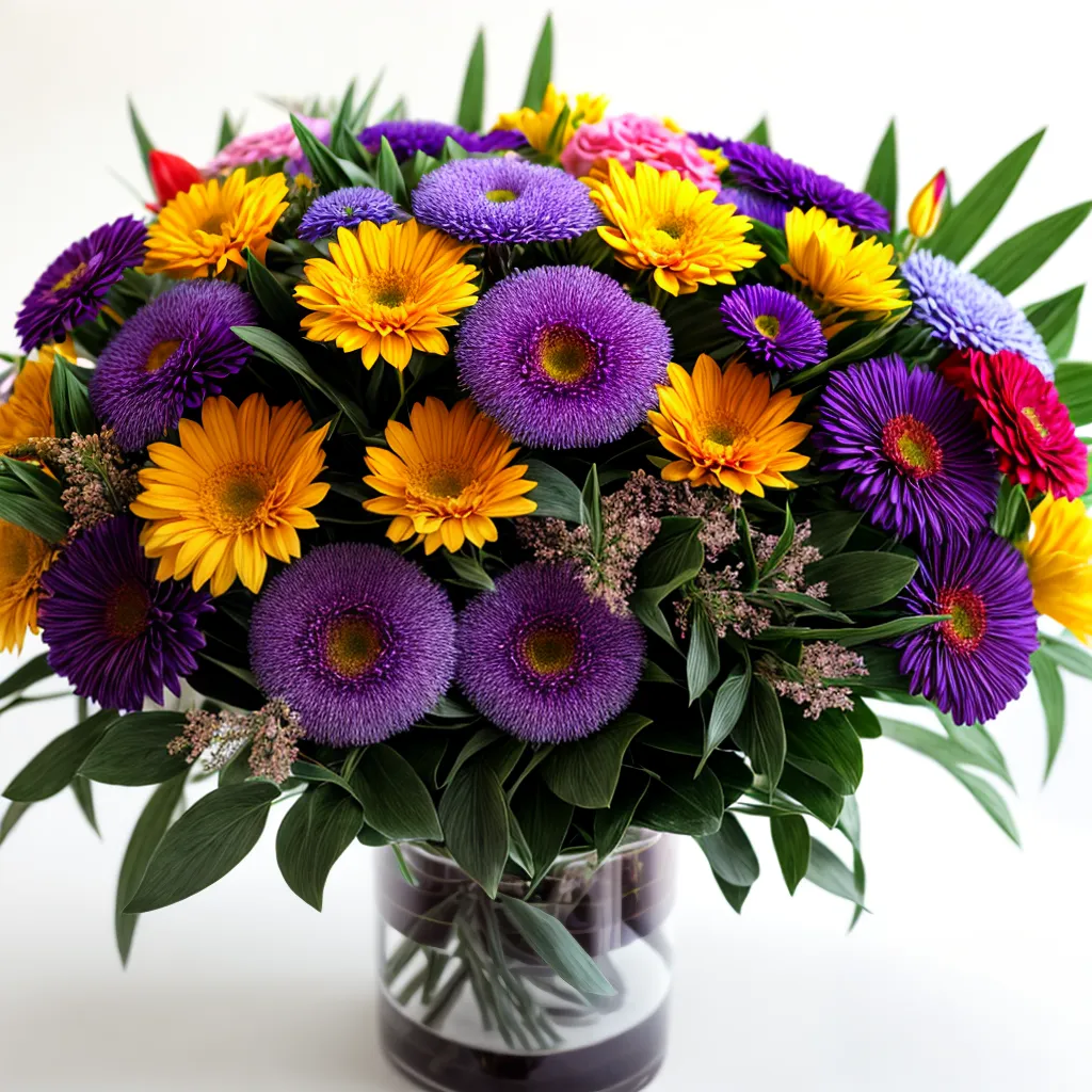 bouquet exotico moderno cores