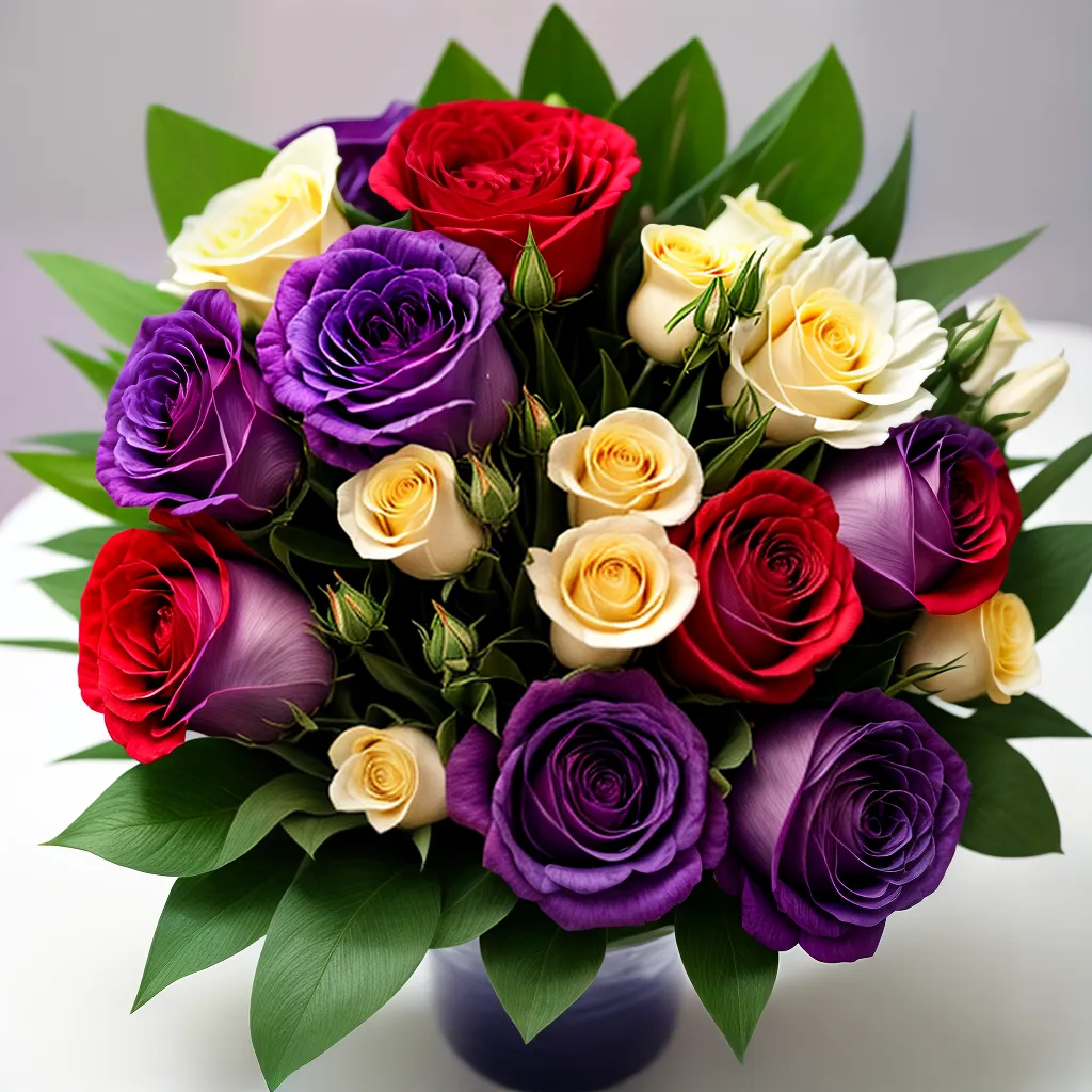 bouquet flores coloridas
