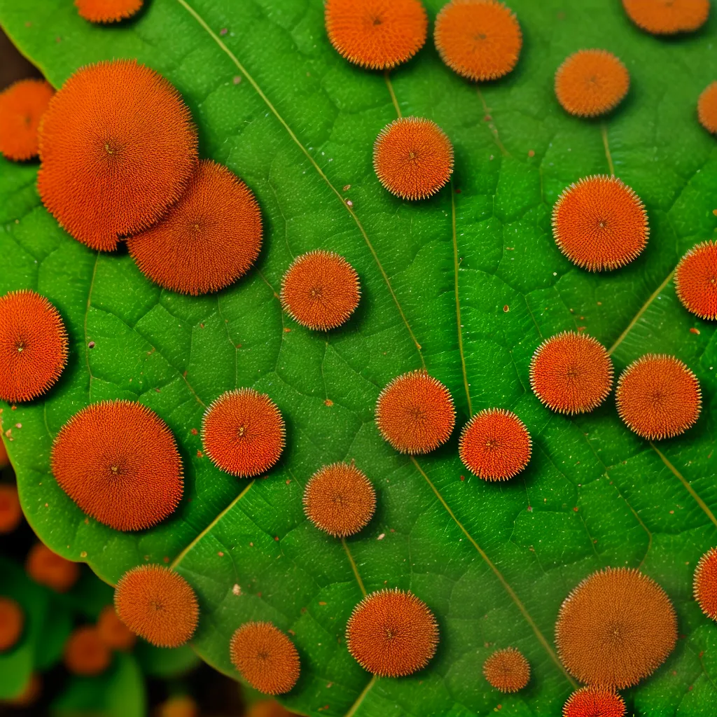 folha verde ferrugem doenca plantas