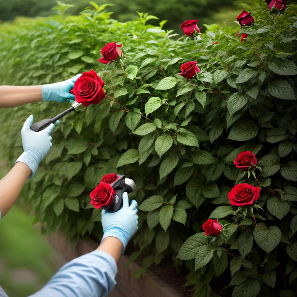 maos jardinagem solucao natural rosas