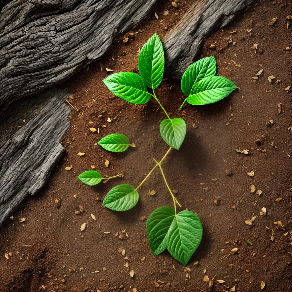 planta saudavel raizes verdes