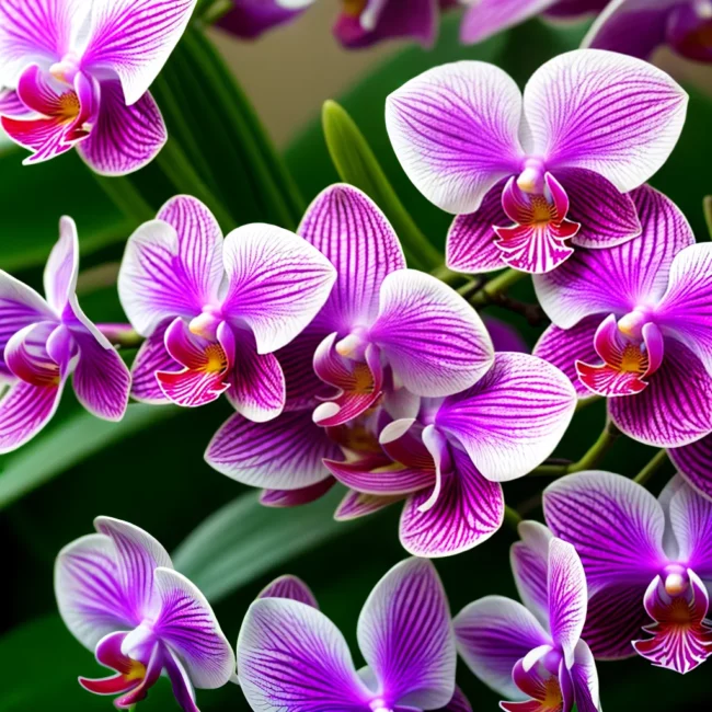 orquidea saudavel flores coloridas