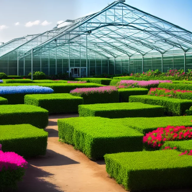 estufa plantas verdes crescimento sucesso estufa plantas verdes crescimento sucesso