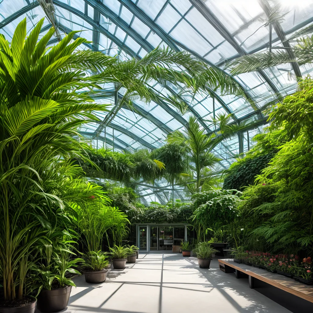 estufa vibrante plantas sol ventilacao estufa vibrante plantas sol ventilacao