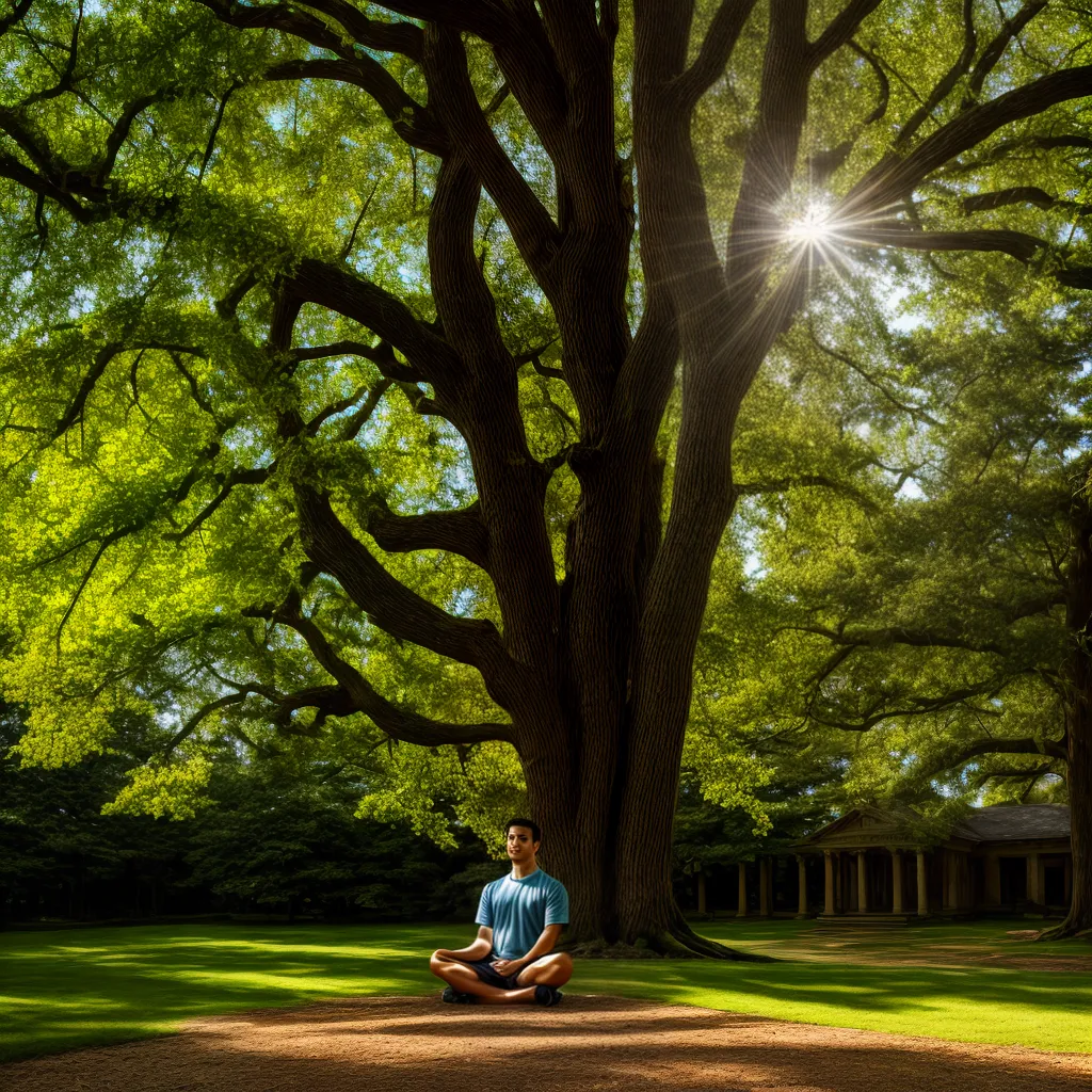 meditacao natureza arvores luz meditacao natureza arvores luz